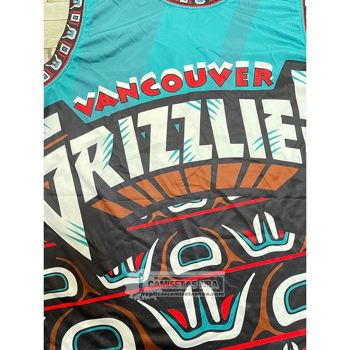 Camiseta Memphis Grizzlies Ja Morant NO 12 Mitchell & Ness Big Face Verde